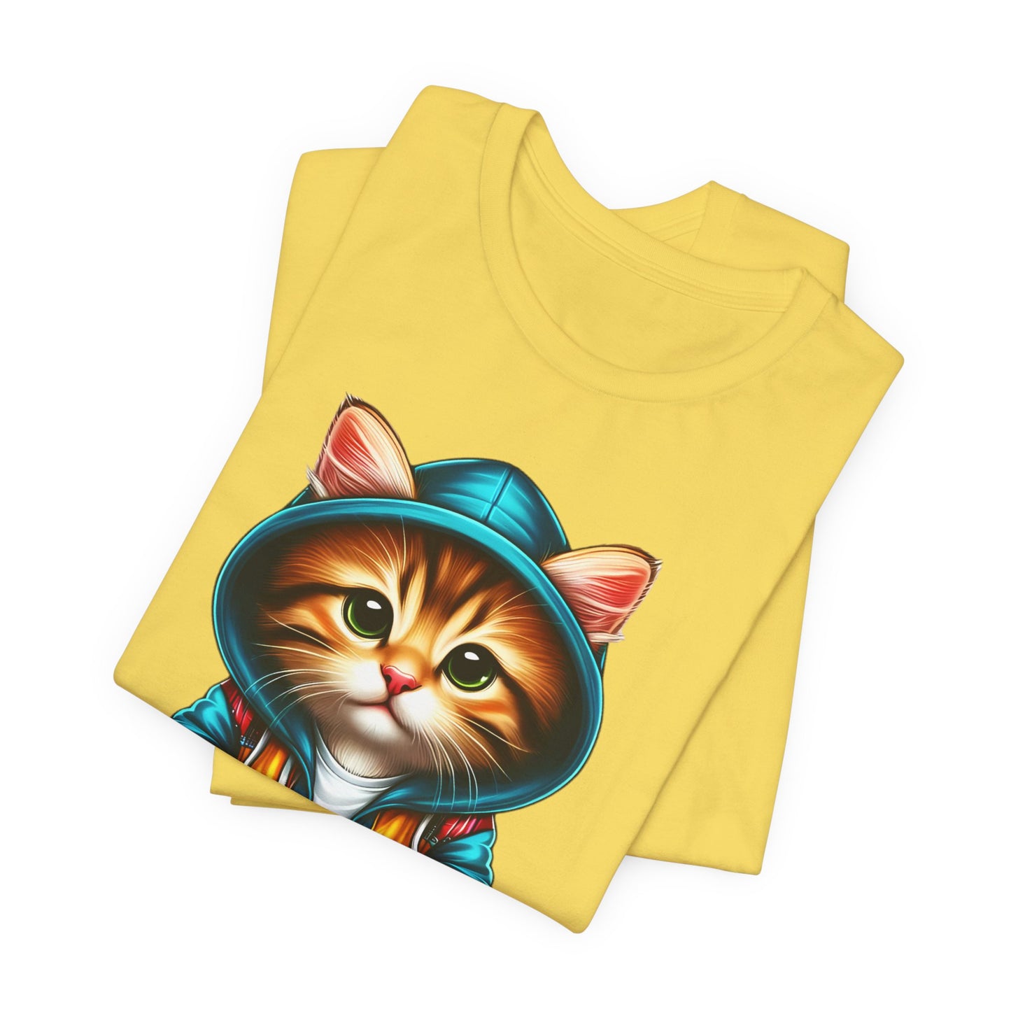 Mina Cool Cat Tee Shirt, Funny Cat T-Shirt, Pet Shirt, Animal Tees, Funny Animal T-Shirt, Graphic Tee