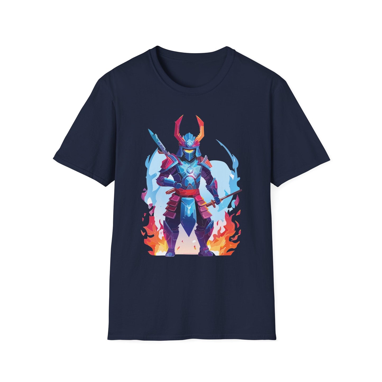 Samurai Shirt Unisex T Shirt 100 Percent Ring Spun Cotton Softstyle Tee Gildan 64000