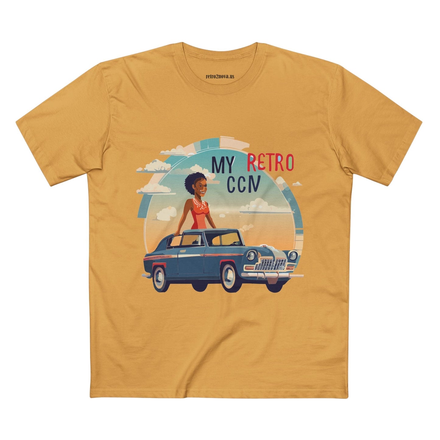 Retro Car Shirts Vintage Car Shirts RC 14 Unisex Premium Cotton Tee With Original Art Design