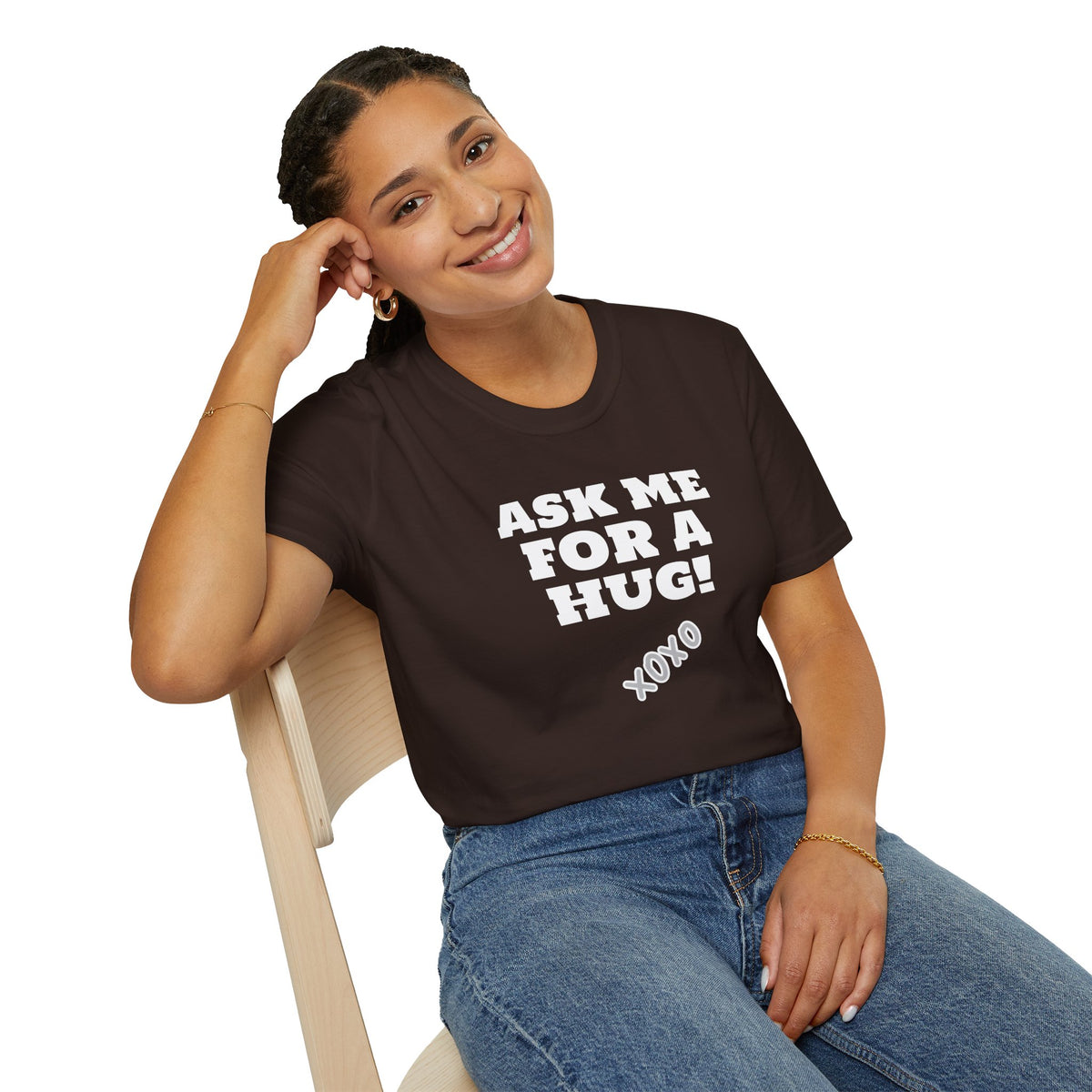 Unisex Cotton Short Sleeves Funny Romantic Graphic T-Shirt