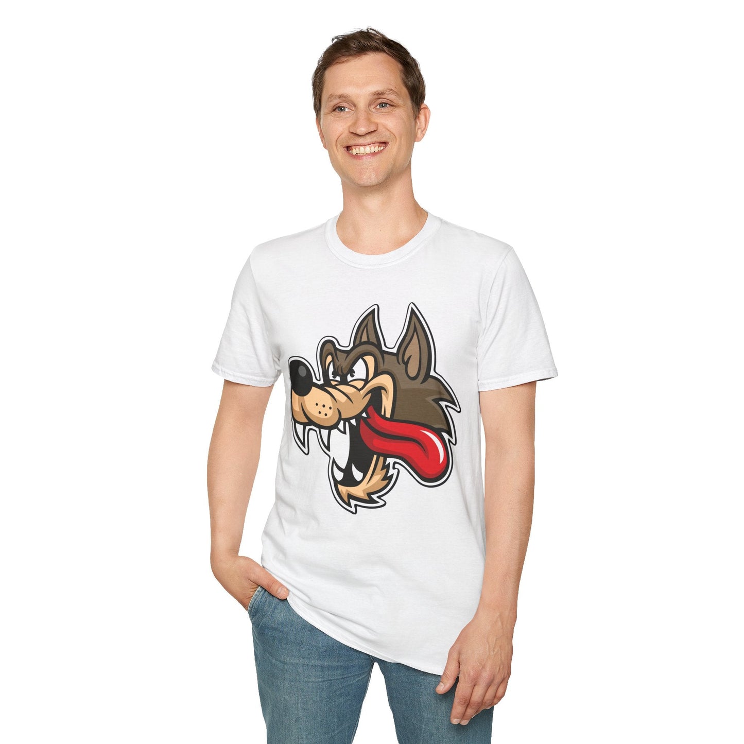 Cartoon T Shirt Animation Tee Unisex Funny Tee Gildan Softstyle 64000 100 Percent Cotton