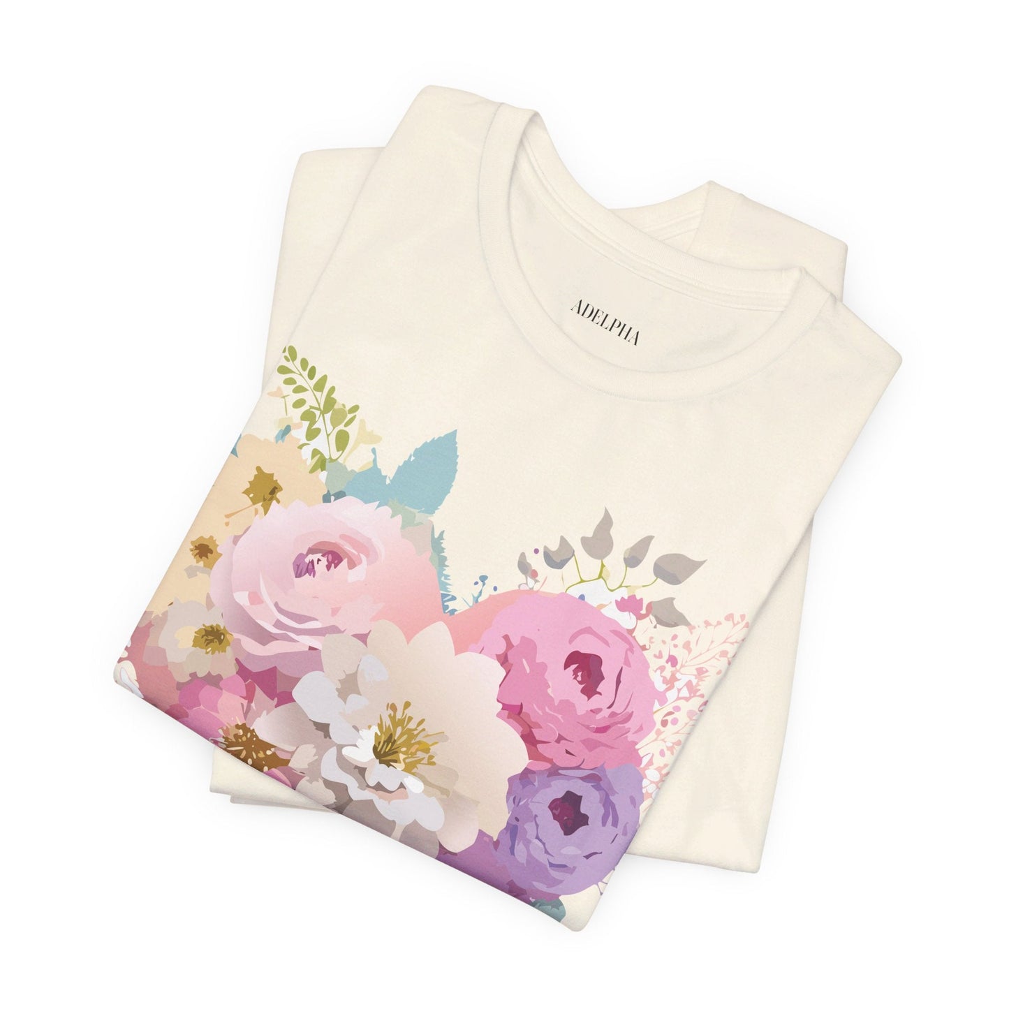 Valentine Graphic Tee Unisex Short Sleeve Shirt With Adelpha Vintage Artwork Design