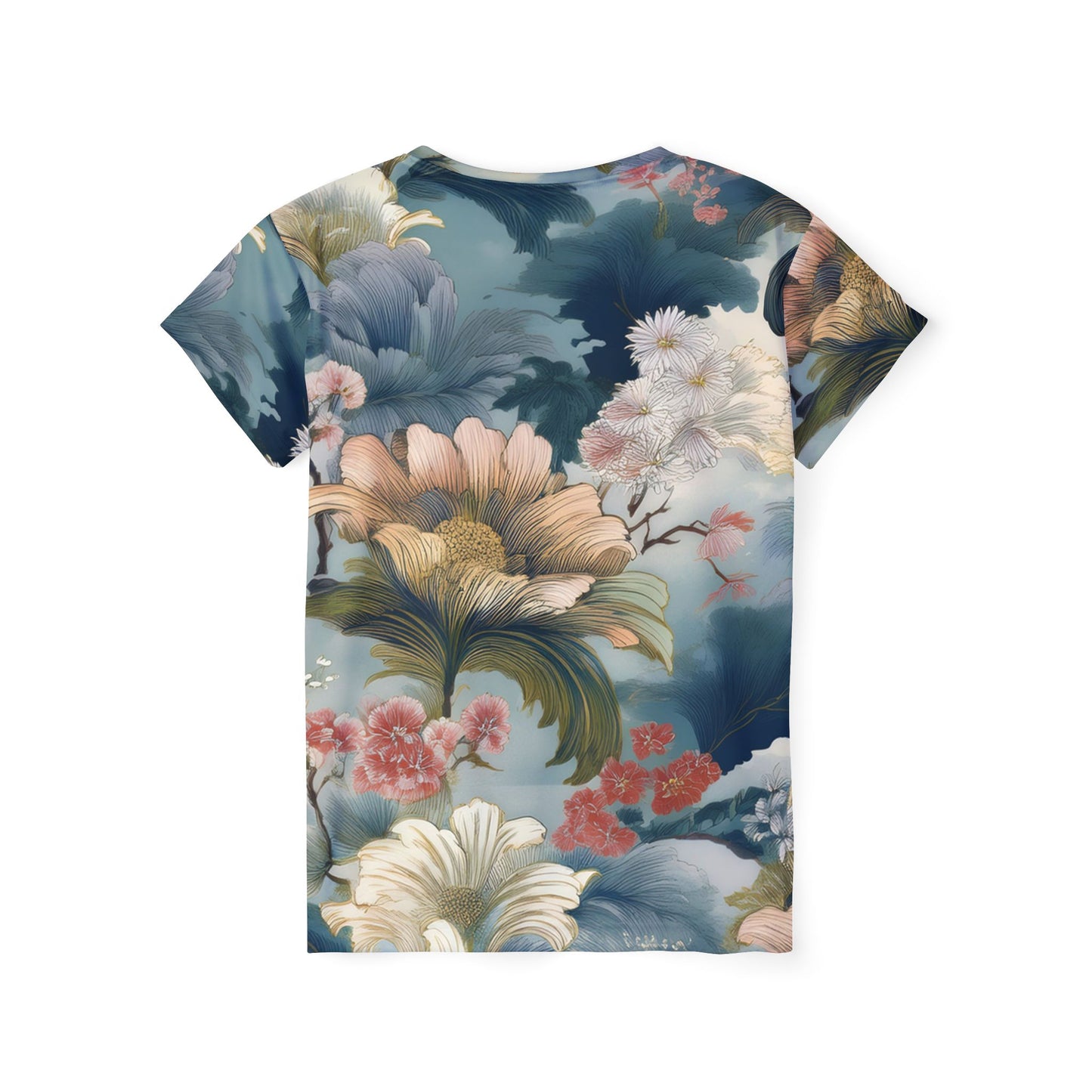 Women Poly Shirt with Floral Print F323