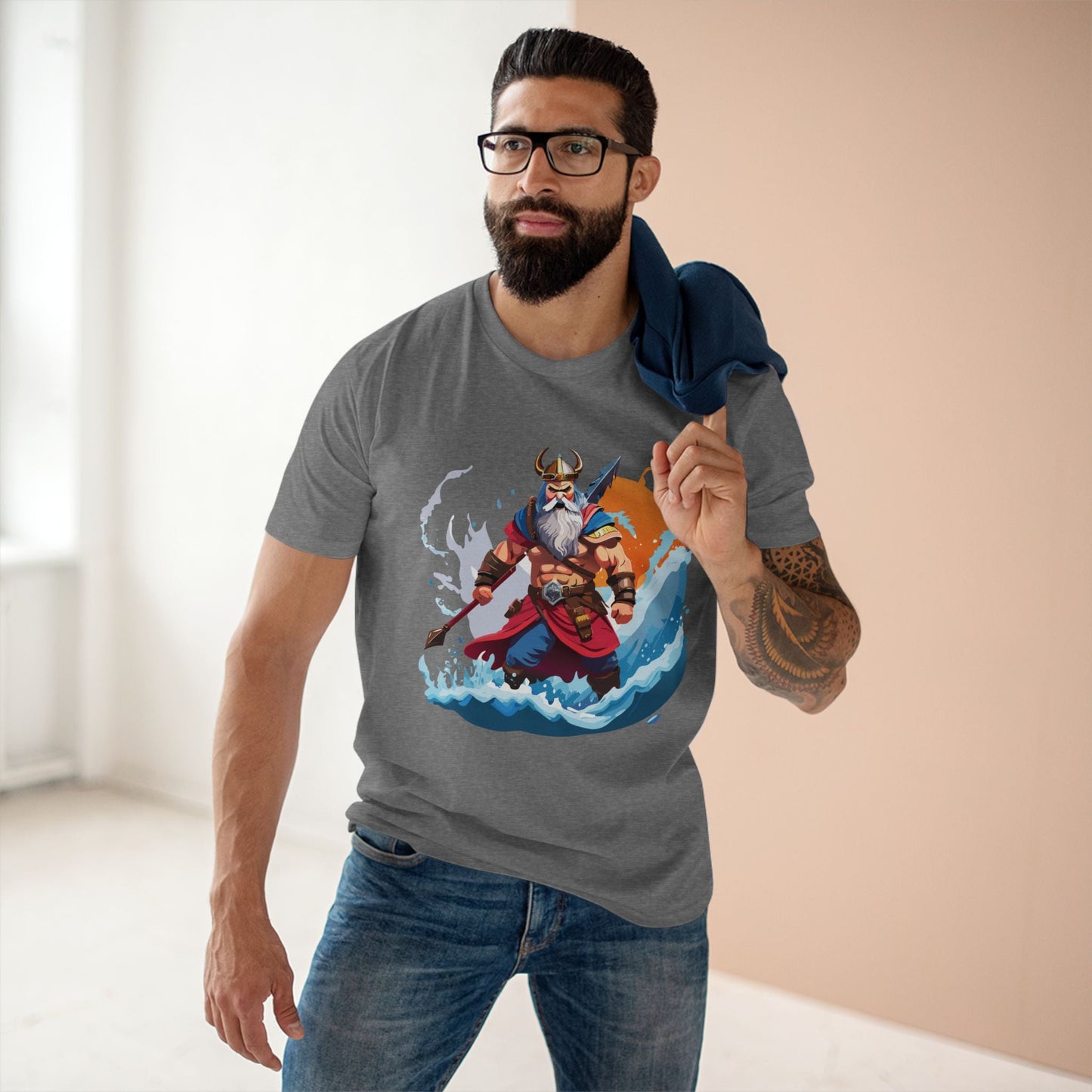 Viking Graphic Unisex 100 Cotton Staple Tee 16
