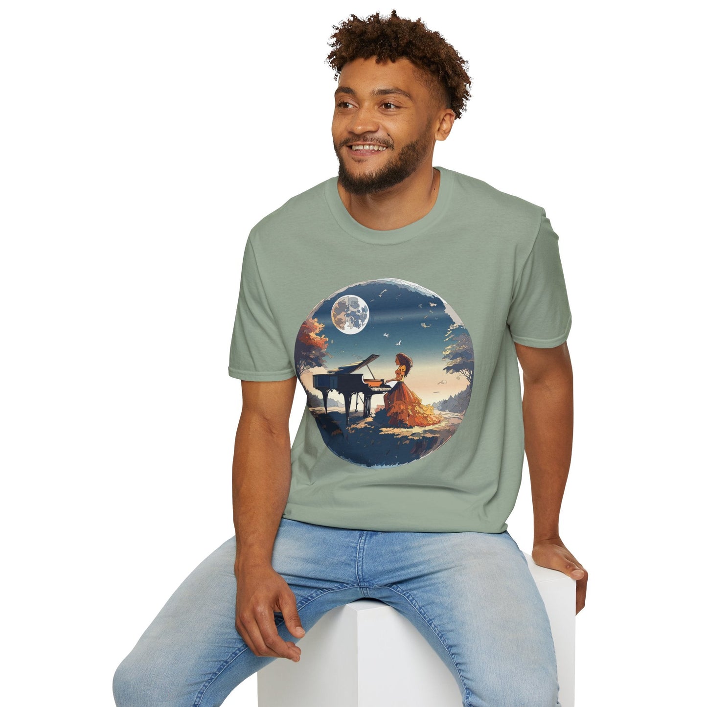 Womens Graphic T Shirt Art Design Gildan Softstyle Tee 100 Percent Ring Spun Cotton Unisex