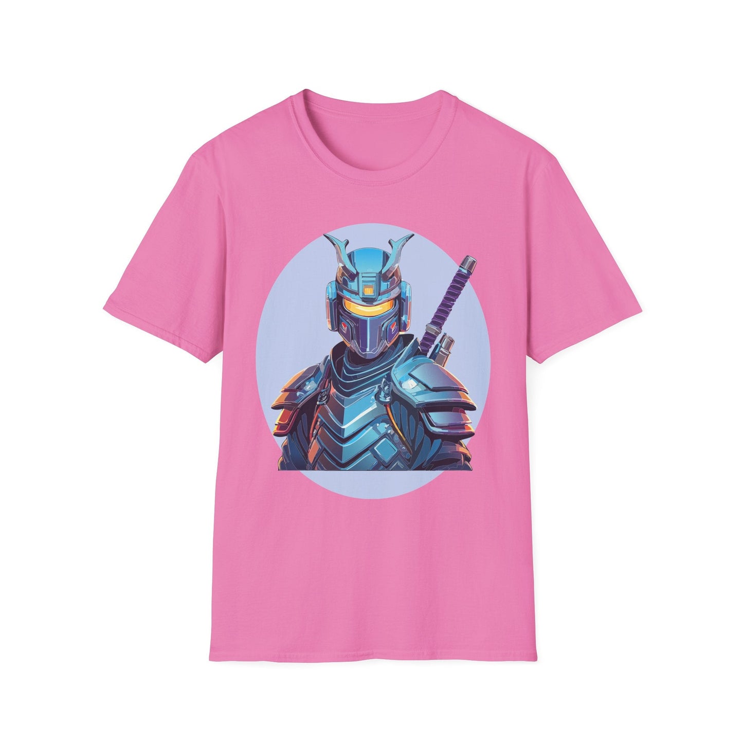 Samurai Shirt Unisex Softstyle Tee 64000 Gildan 100 Percent Ring Spun Cotton Comfort Fit