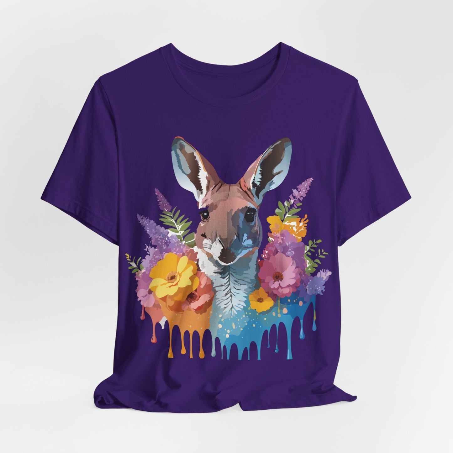 Kangaroo Graphic Tee Unisex Jersey Short Sleeve Adelpha Vintage Inspired Artwork Casual Wear