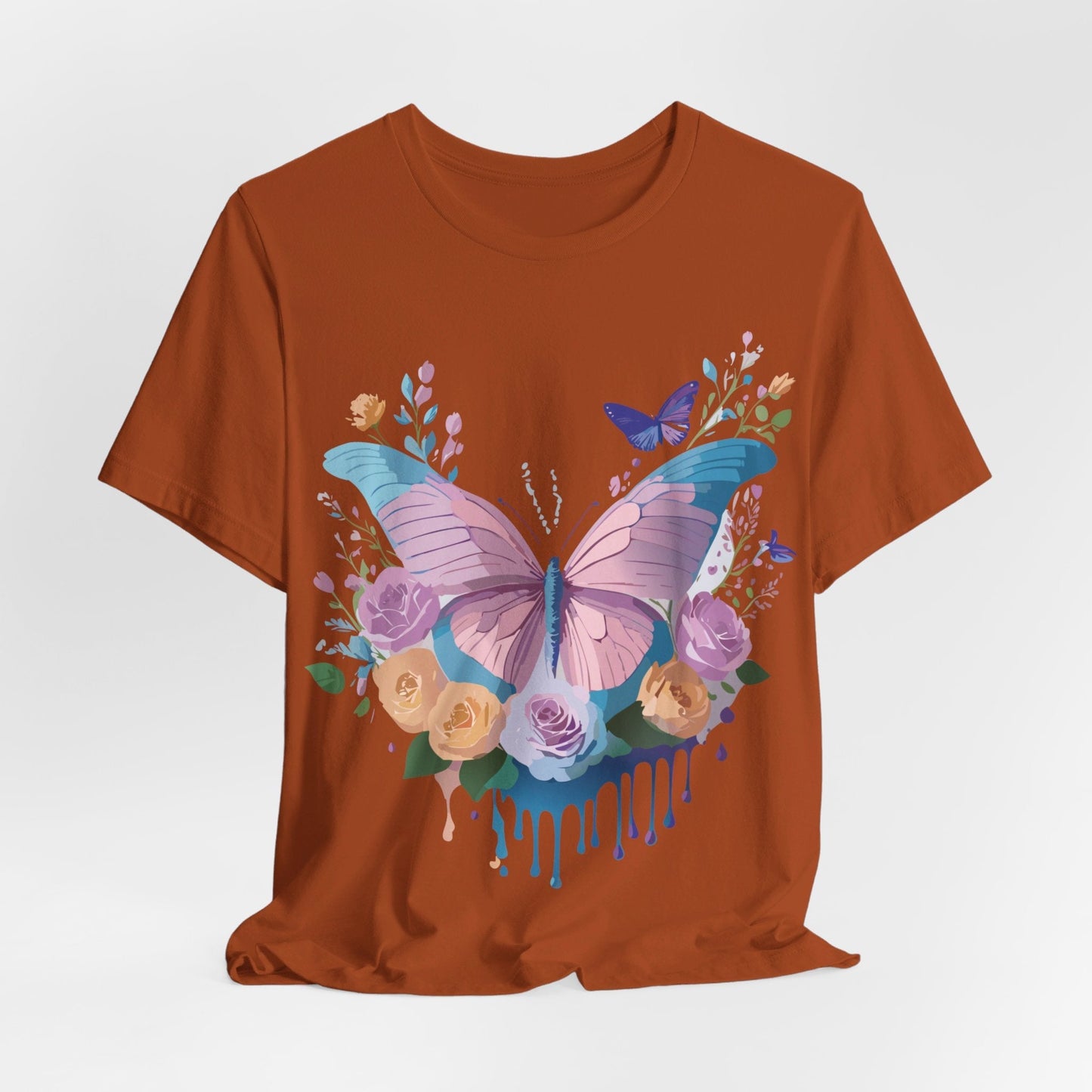 Adelpha Unisex Graphic Tee With Vintage Inspired Artwork Short Sleeve