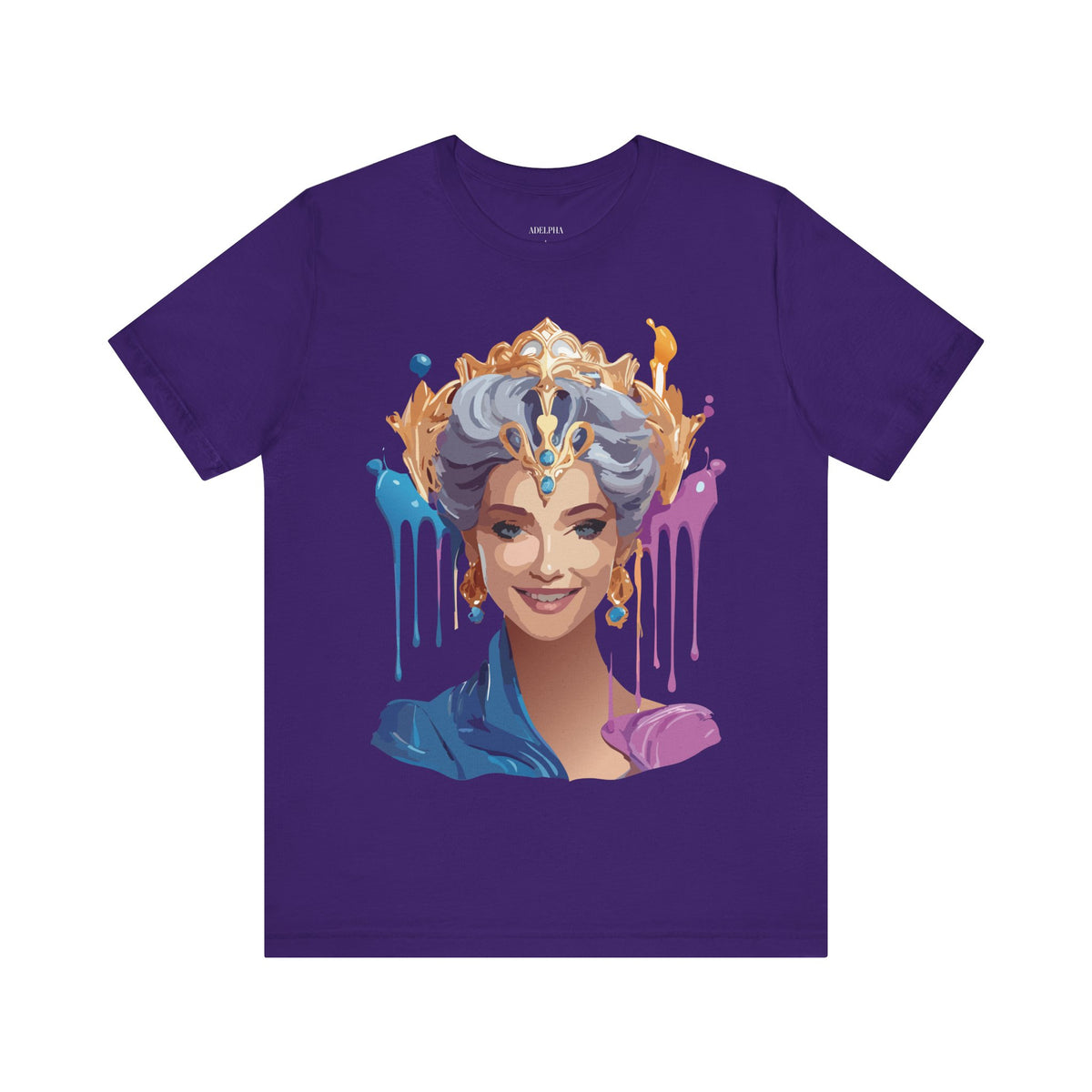 Queen Graphic Unisex Cotton Bella+Canvas Tee with Art Design m179