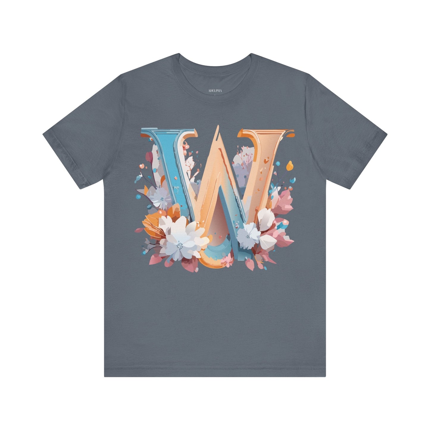 Letter W Shirt Unisex Graphic Tee By Adelpha Featuring Vintage Artwork For Everyday Casual Wear