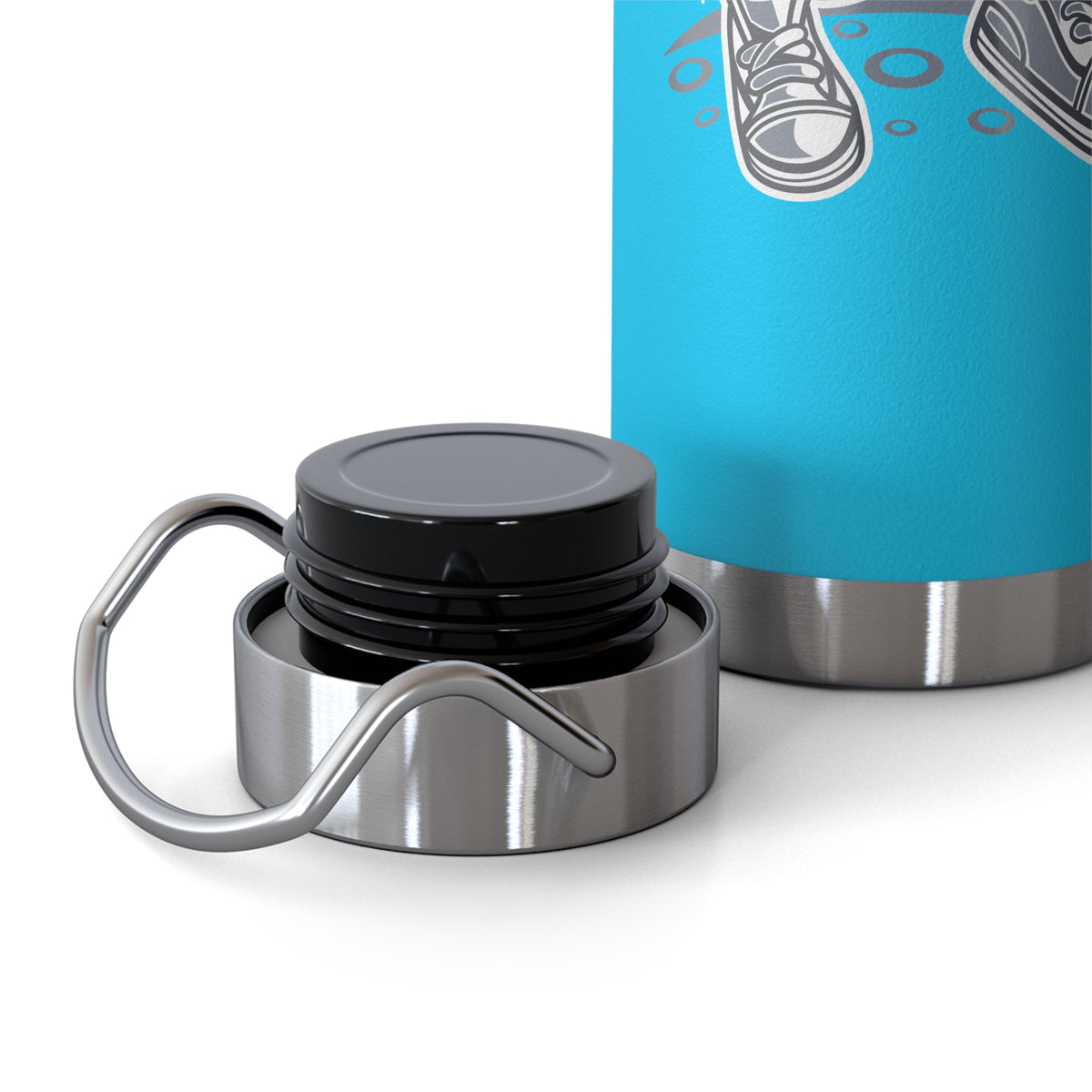 22oz Copper Insulated Water Bottle with Cartoon Design - CV5