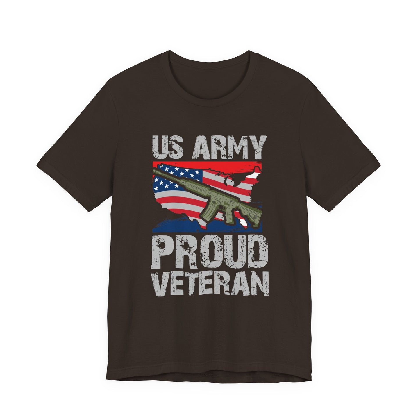 Army Veteran Patriotic Graphic Design Unisex Cotton T-Shirt v21