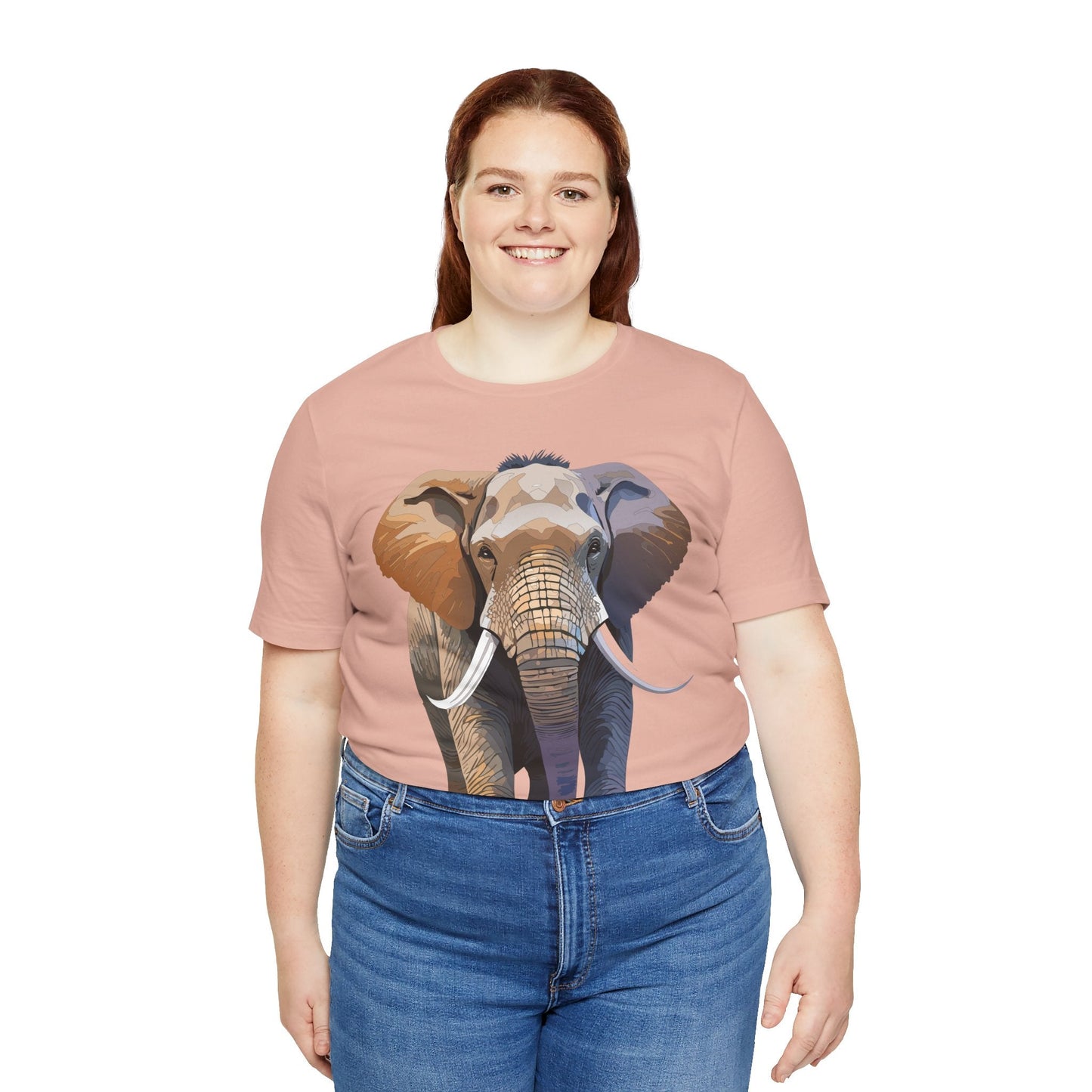Unisex Animal Art Design Tee Shirt With Wildlife Animals Short Sleeve Everyday Comfort