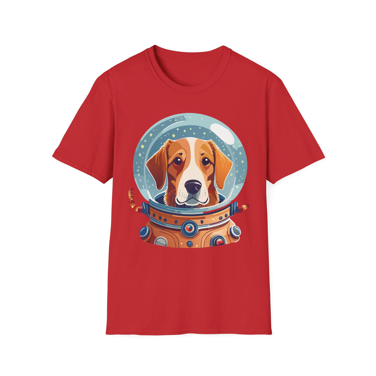 Astronaut Dog Tee | Space Helmet Beagle Graphic T-Shirt