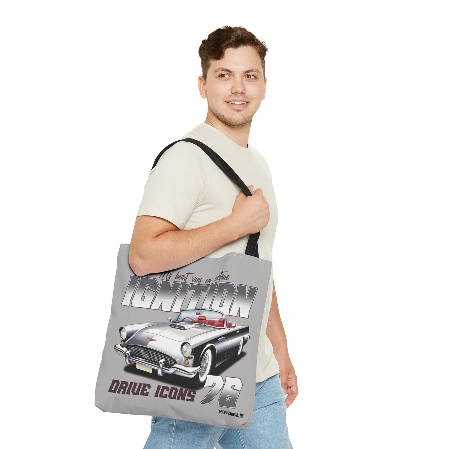 Canvas Tote Bag Classic Vintage Car Durable Stylish Everyday Use Perfect For Work