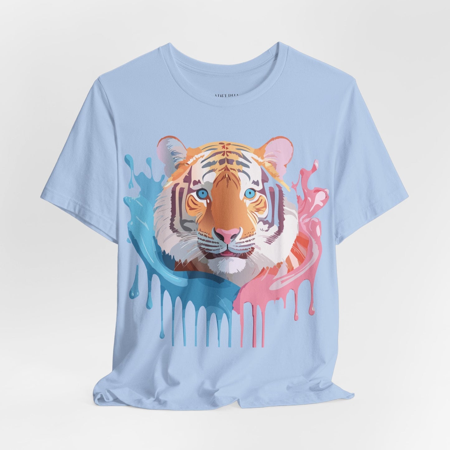 Tiger Graphic T Shirt Unisex Short Sleeve Tee By Adelpha Artwork Vintage Inspired