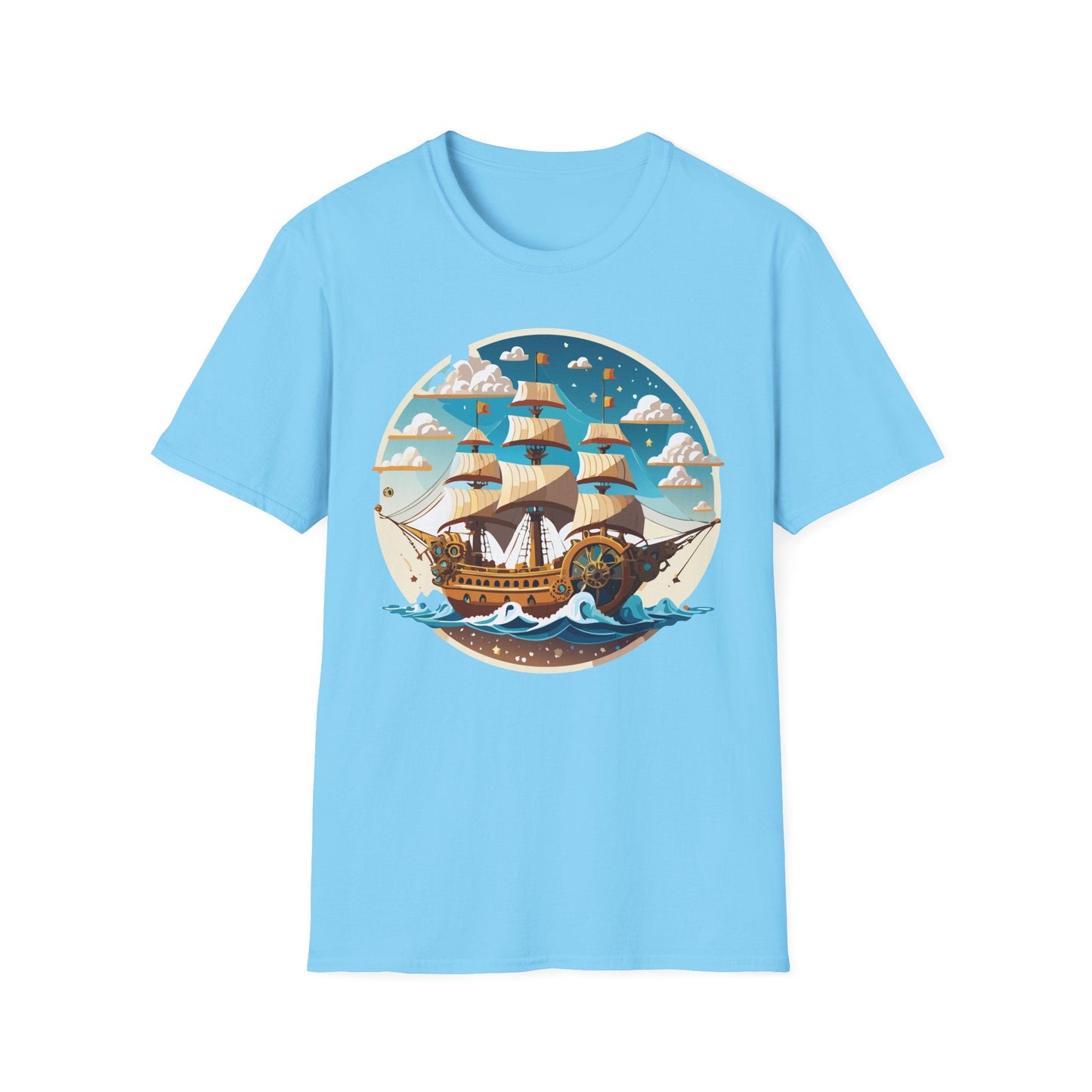Ship T Shirts Frigate T Shirts Vessel Tee Shirt Unisex Gildan Softstyle 64000 Premium