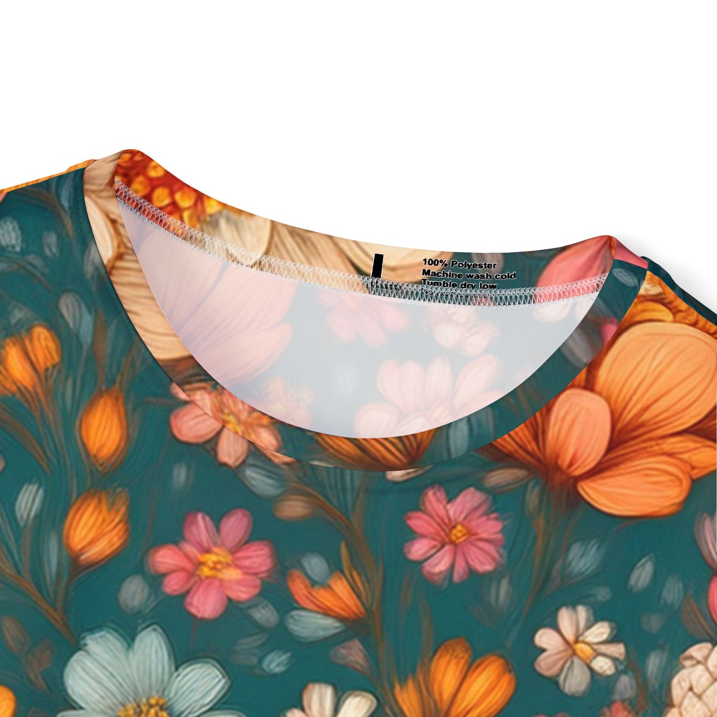 Unisex Floral Shirt, Floral Tee Shirt, Floral T-Shirt, T Shirt with Flowers 8