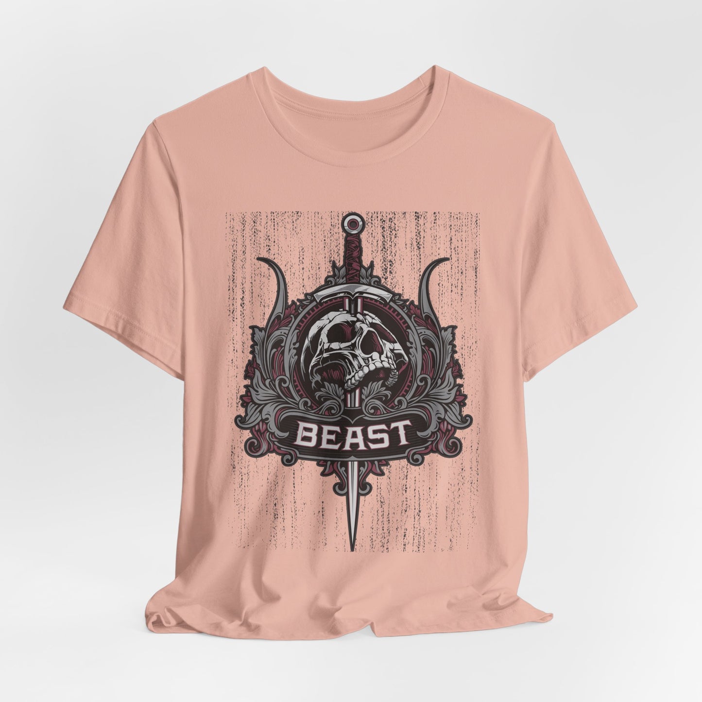 Beast Graphic Tee, Graphic T-Shirt, Artistic Vintage T-Shirt, Vintage Shirt, Skull Tee, Art Design Skull Tees