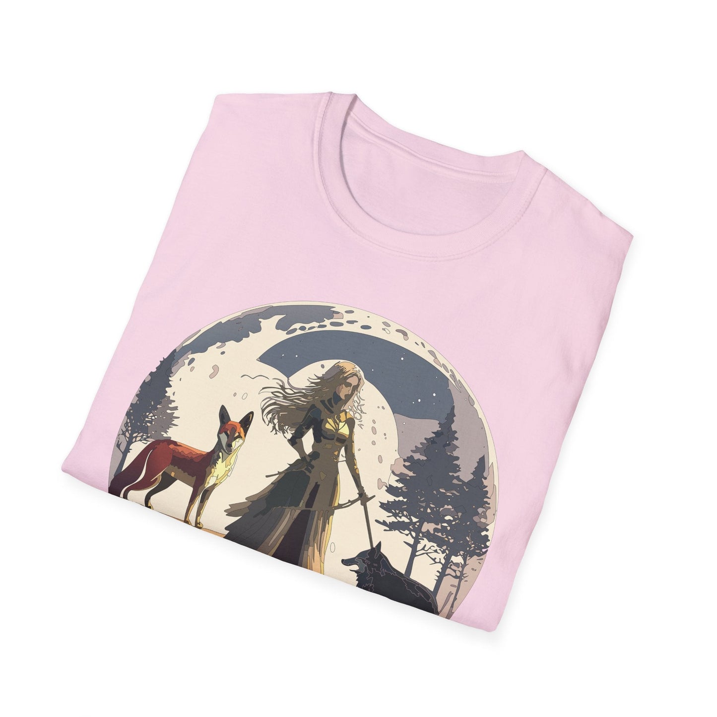 Womens Graphic T Shirt Art Design Tee Softstyle 64000 Gildan Unisex Short Sleeve