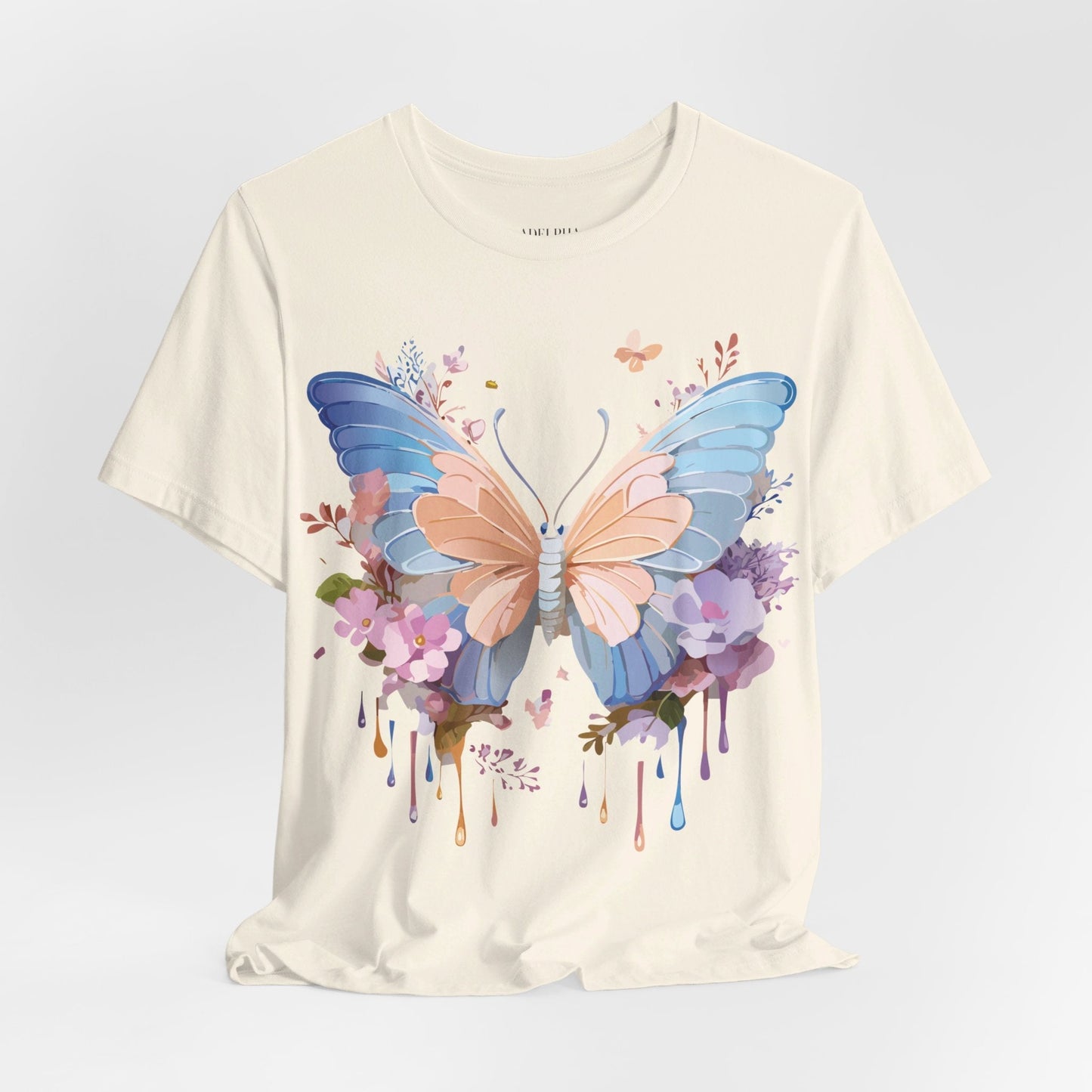 Butterfly Graphic Tee Unisex Jersey Short Sleeve Art Design Adelpha