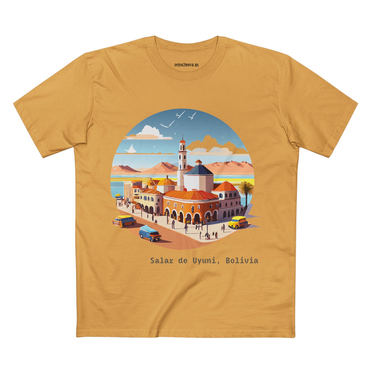 Salar de Uyuni Bolivia landscape T-Shirt | Salt Flats travel tee