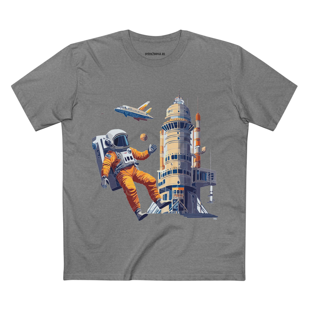 Cosmos Astronaut Graphic Tee Staple Unisex 100 Cotton Tee Shirt - CS-32