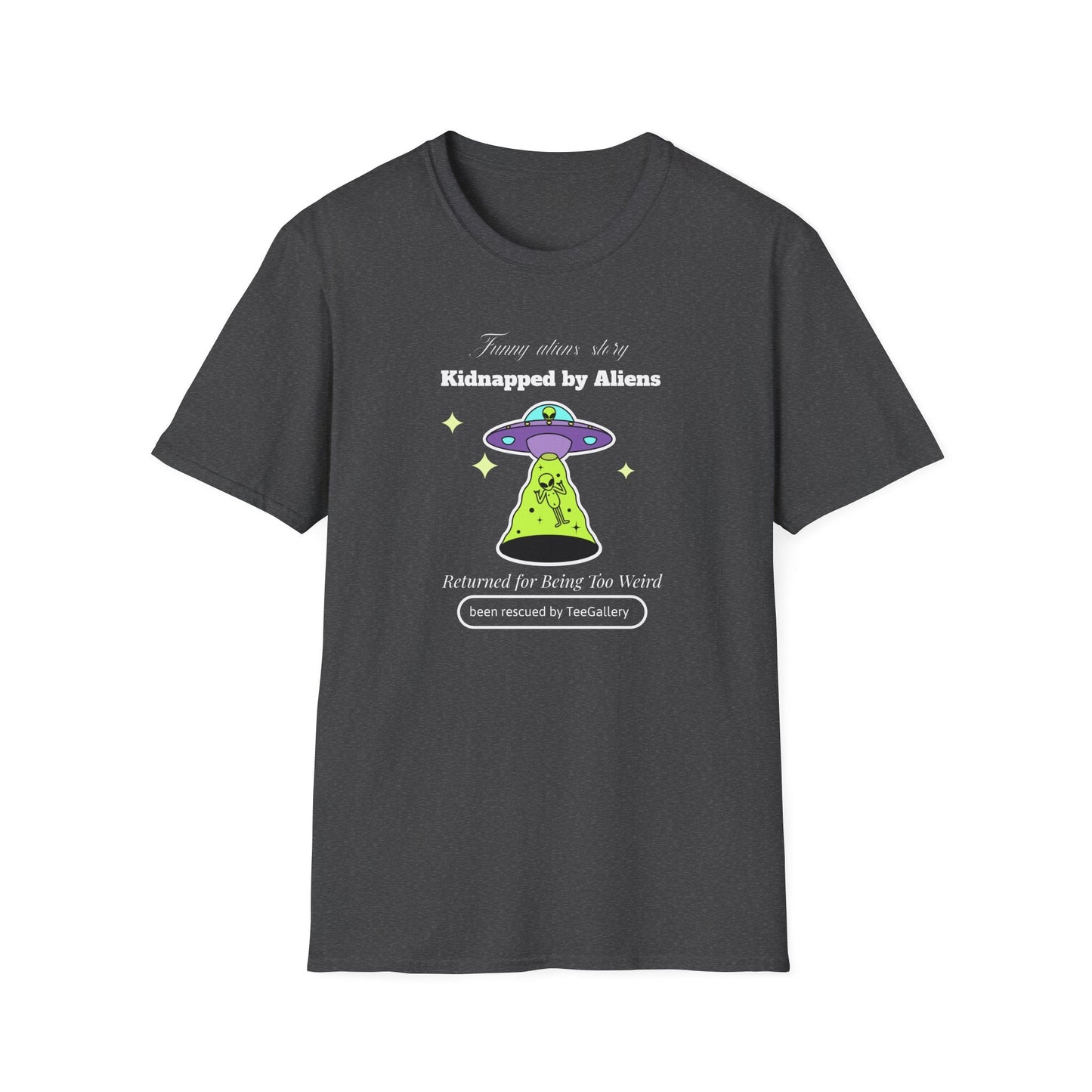 Alien Abduction Graphic Tee  Kidnapped by Aliens Funny UFO Shirt