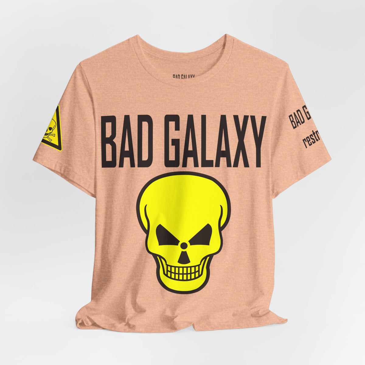Skull Rock Graphic Unisex Cotton Bella+Canvas Tee with Art Design b42