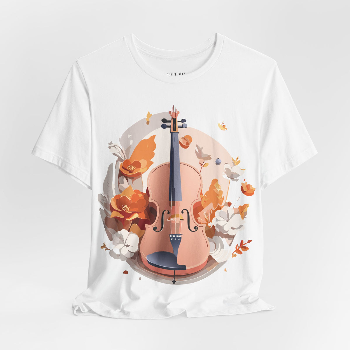 Music Graphic Unisex Cotton Bella+Canvas Tee with Art Design m173