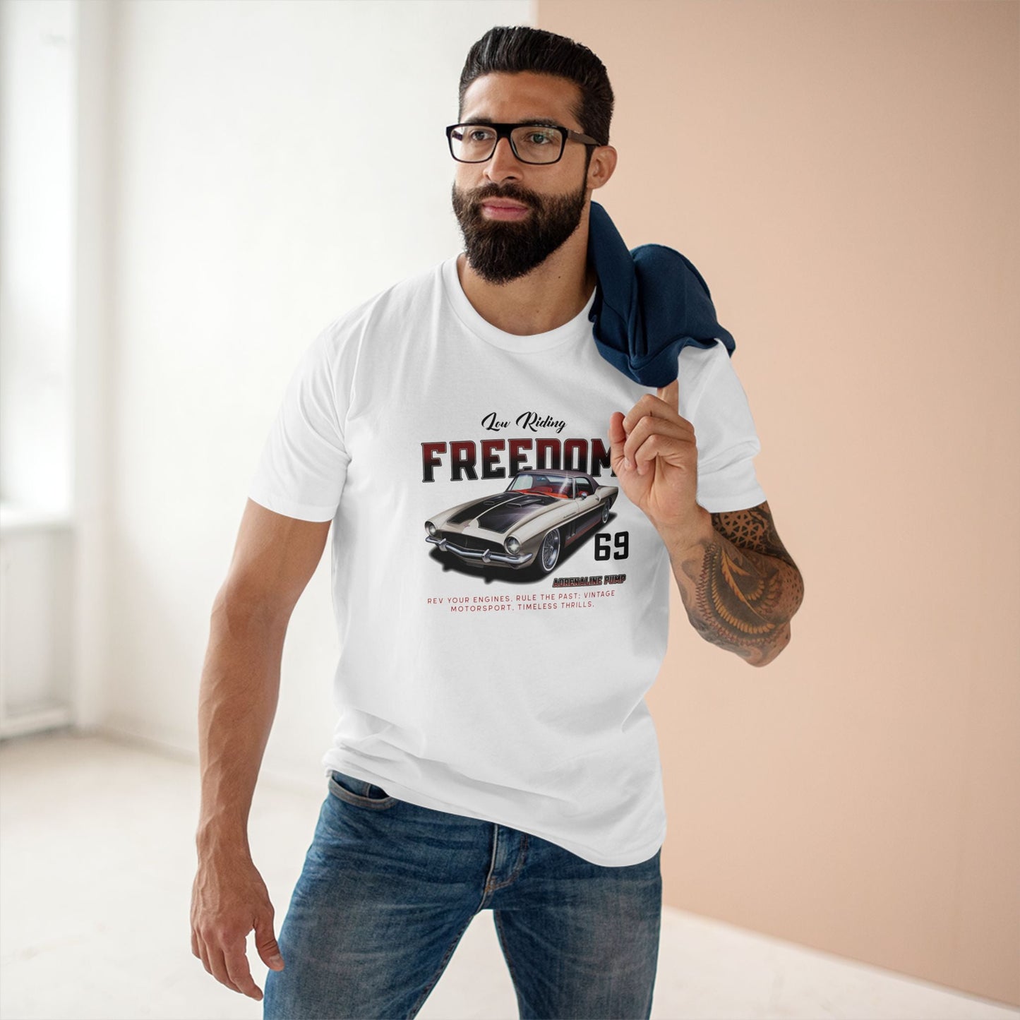 Retro Car Shirts Vintage Car Graphic Tee Unisex Premium Cotton Art Design RC8 Collection