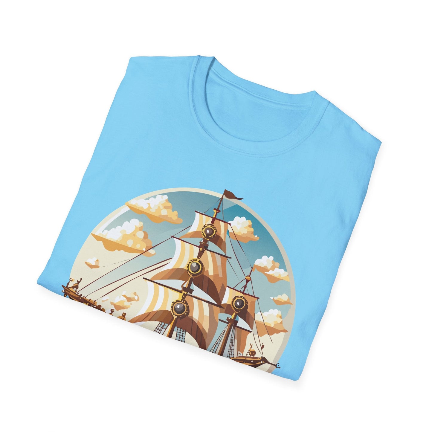 Ship T Shirt Frigate T Shirt Vessel Tee Gildan Softstyle 64000 Unisex Cotton Comfort
