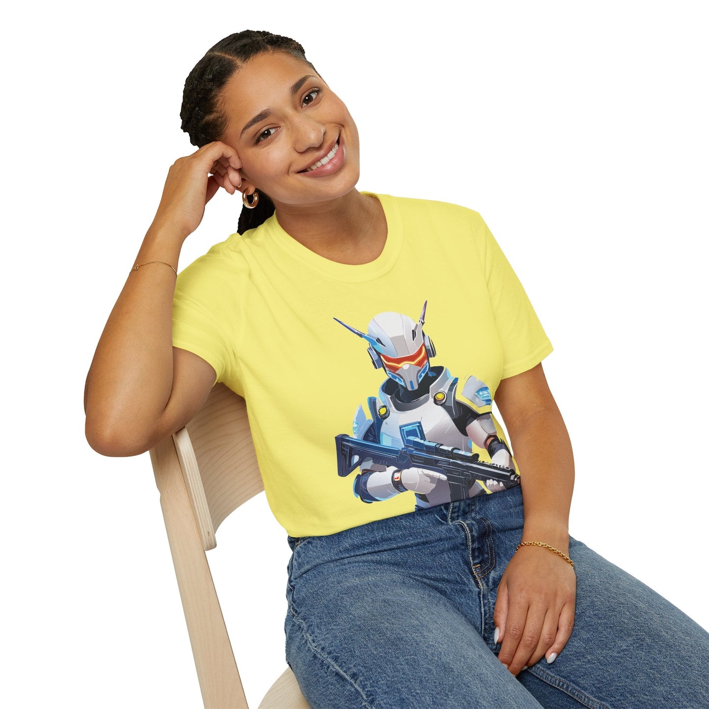 Robocop Shirt Unisex T Shirt With Robocop Artwork Gildan Softstyle 64000 Cotton Tee