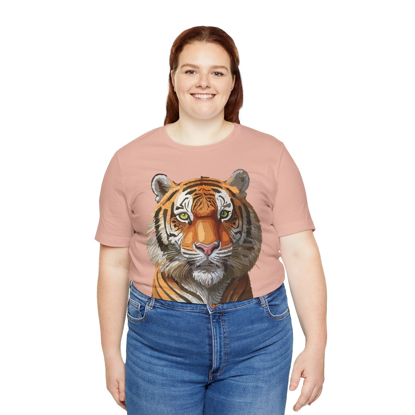 Unisex Animal Art Design Tee Shirt Wild Animals Graphic Tee Softstyle Gildan 64000