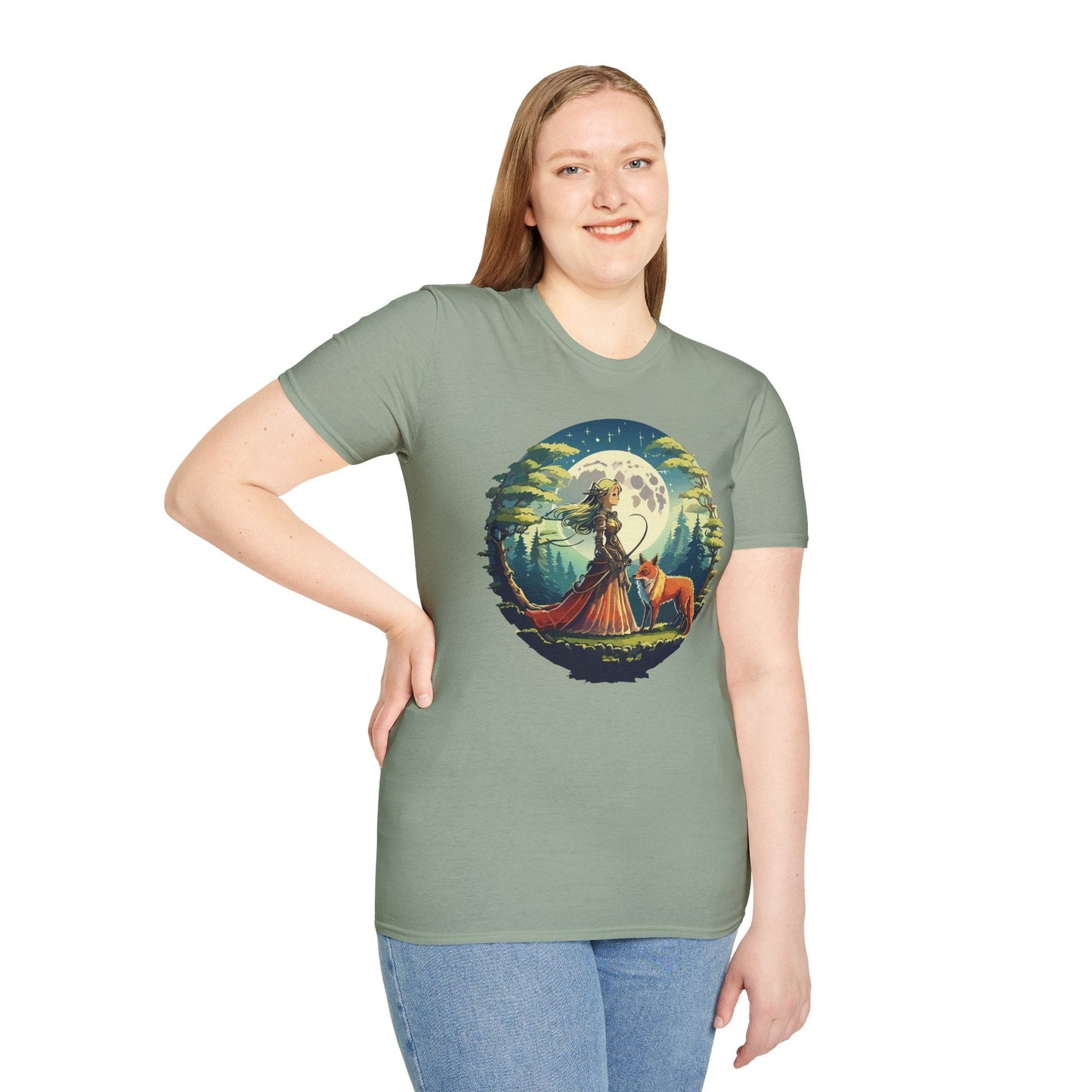 Womens Graphic T Shirt Art Design Tee Softstyle 64000 Gildan Unisex Cotton Comfort Tee
