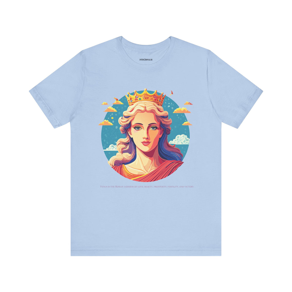 Goddess Graphic Unisex Cotton Bella+Canvas Tee with Venus