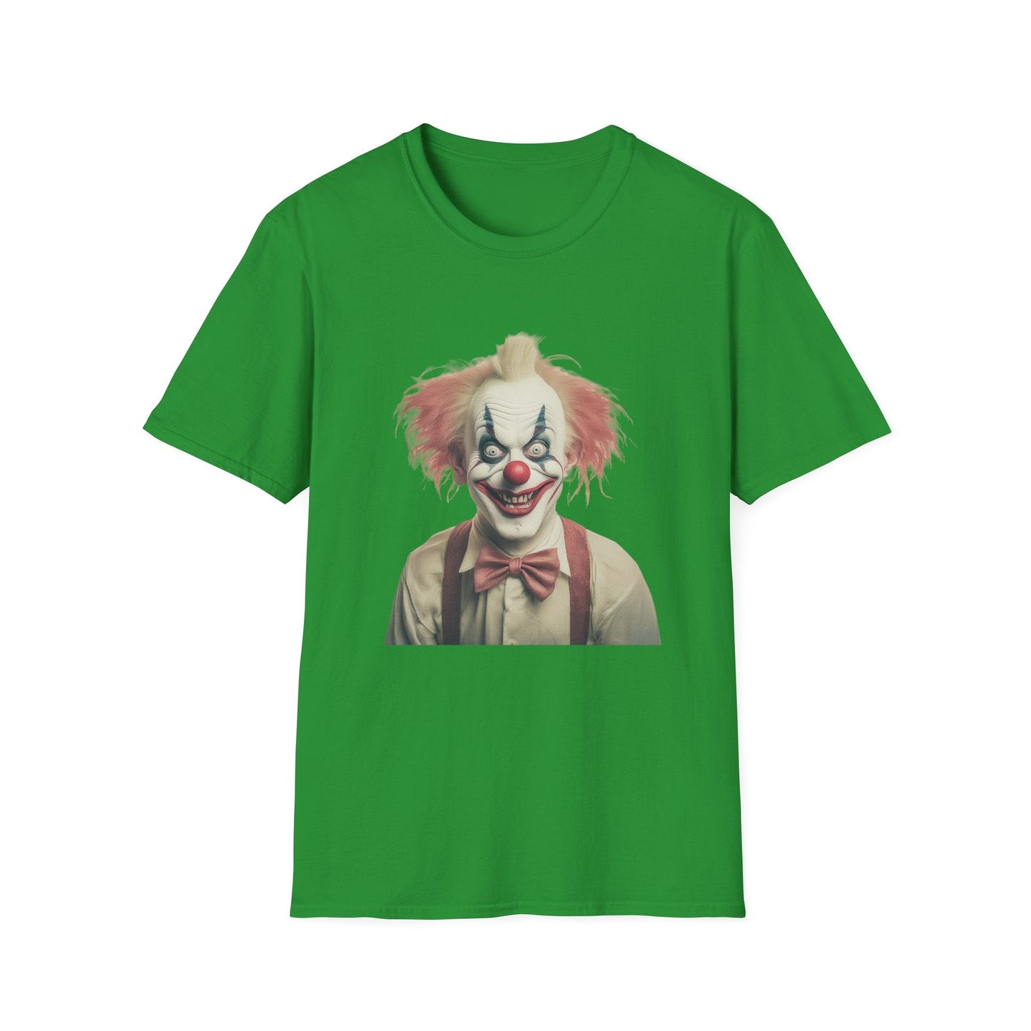 Clown Shirt Circus Tee Gildan Softstyle 64000 One Hundred Percent Ring Spun Cotton Lightweight