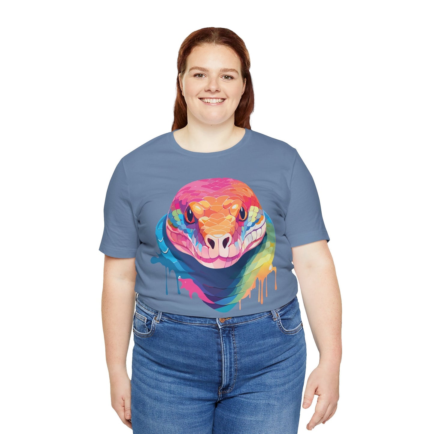 Unisex Animal Shirt With Art Design Wild Animals Graphic Print Casual Short Sleeve Tee