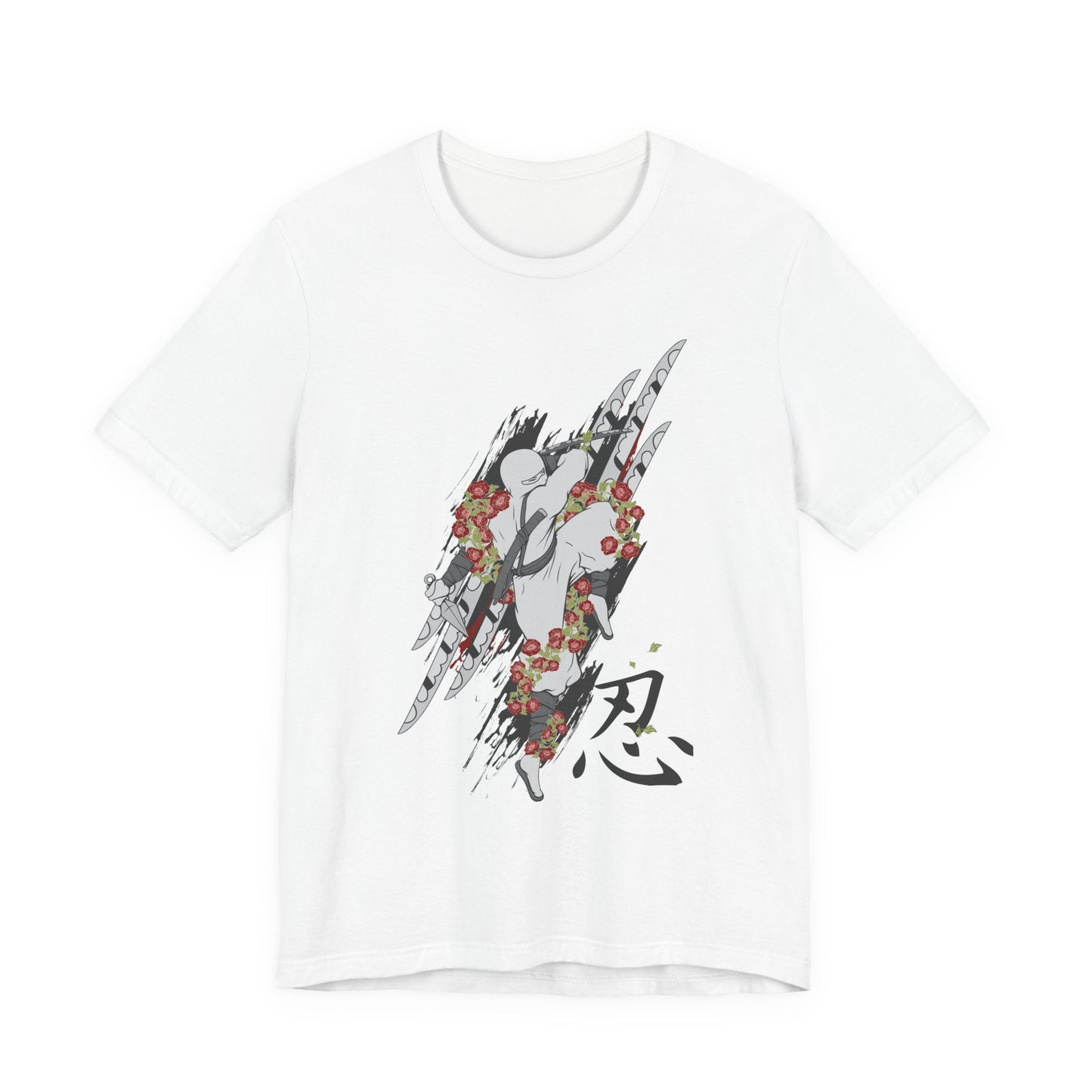 Ninja Samurai Artwork Graphic Unisex Cotton T-Shirt r5