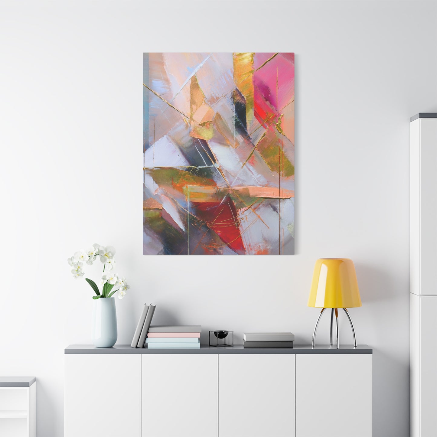 Abstract Oil Painting Print Canvas 20x24,20x30,24x30 24x32,24x36,30x40 32x48,36x48,40x60 Pine-Wood Inner Frame ABS-179