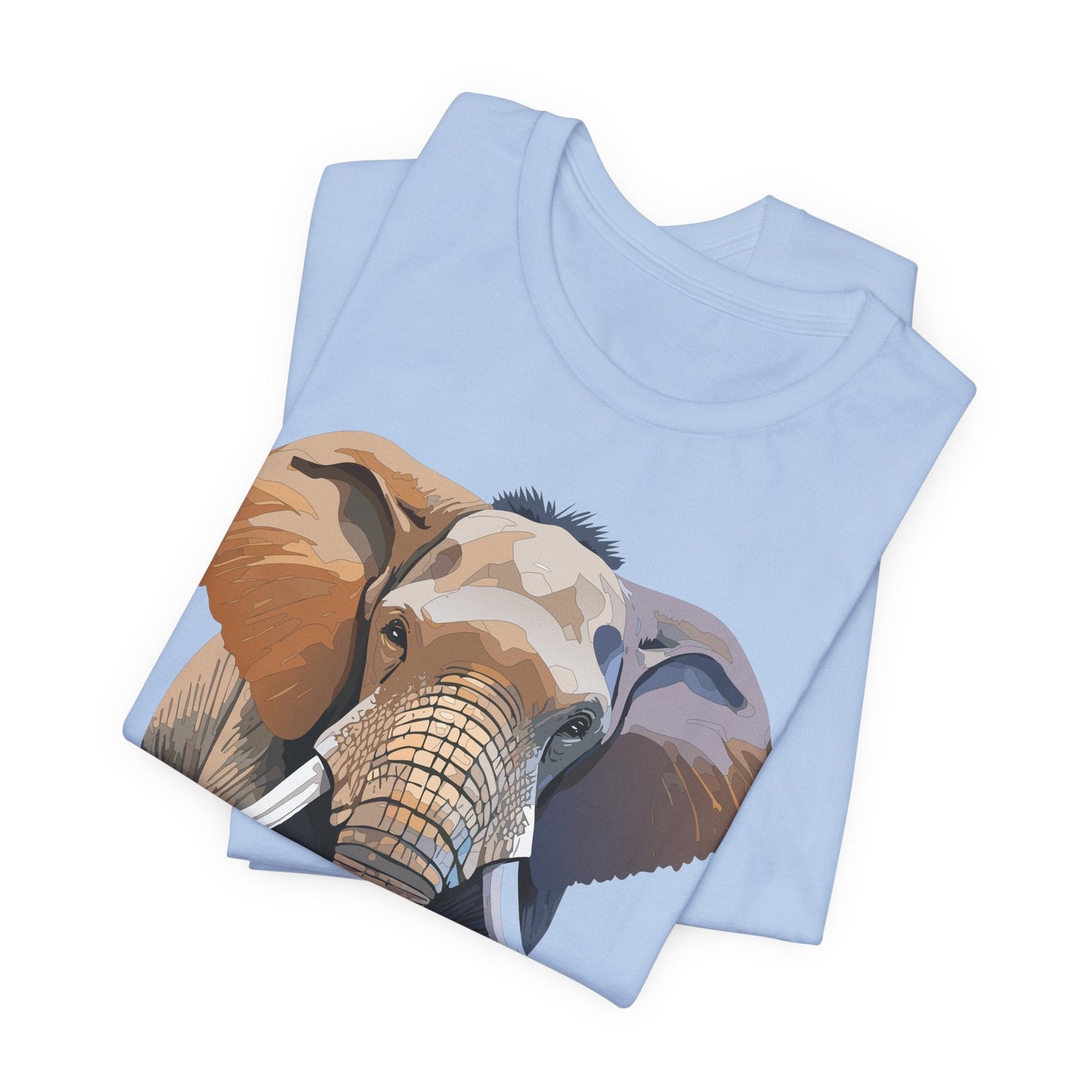 Unisex Animal Art Design Tee Shirt With Wildlife Animals Short Sleeve Everyday Comfort