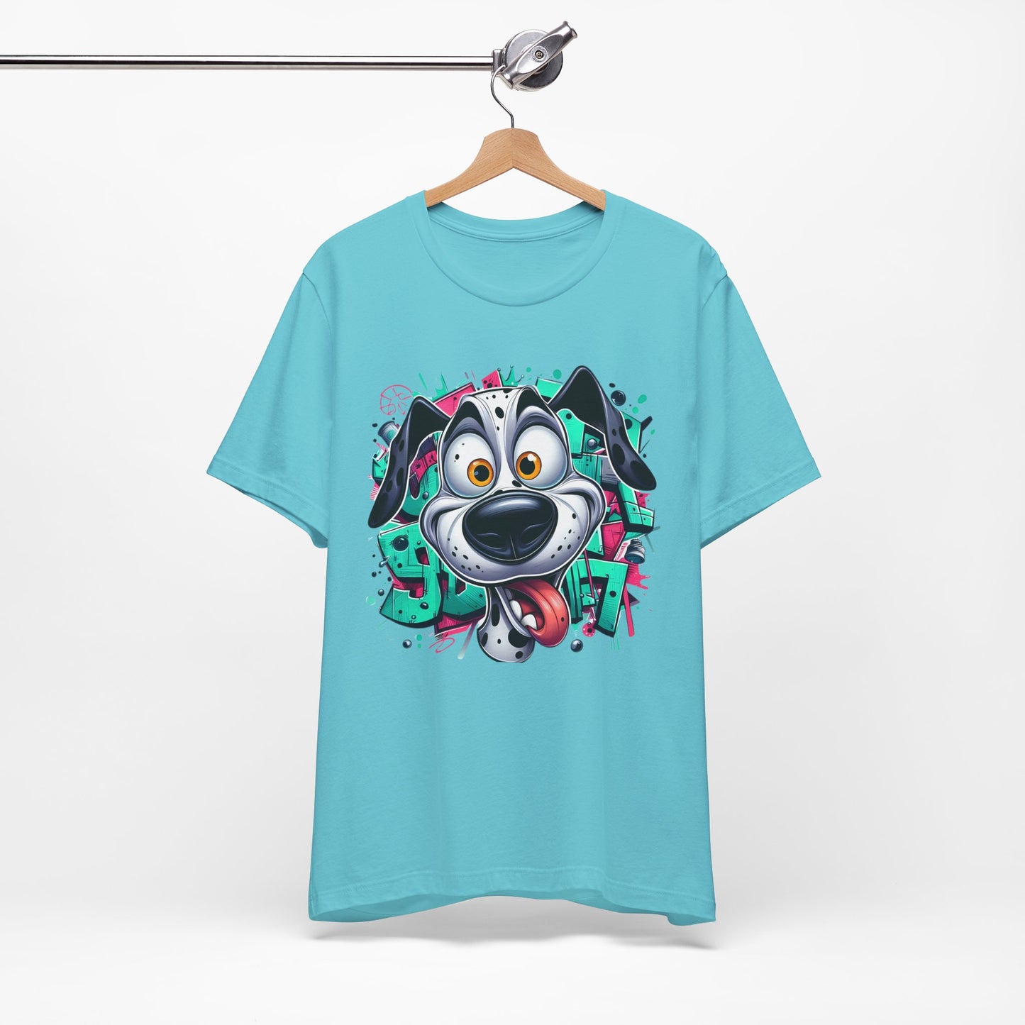 Viki Animal Tees, Dog Tee Shirt, Funny Dog T-Shirt, Art Design Top, Funny Animal T-Shirt, Graphic Tee