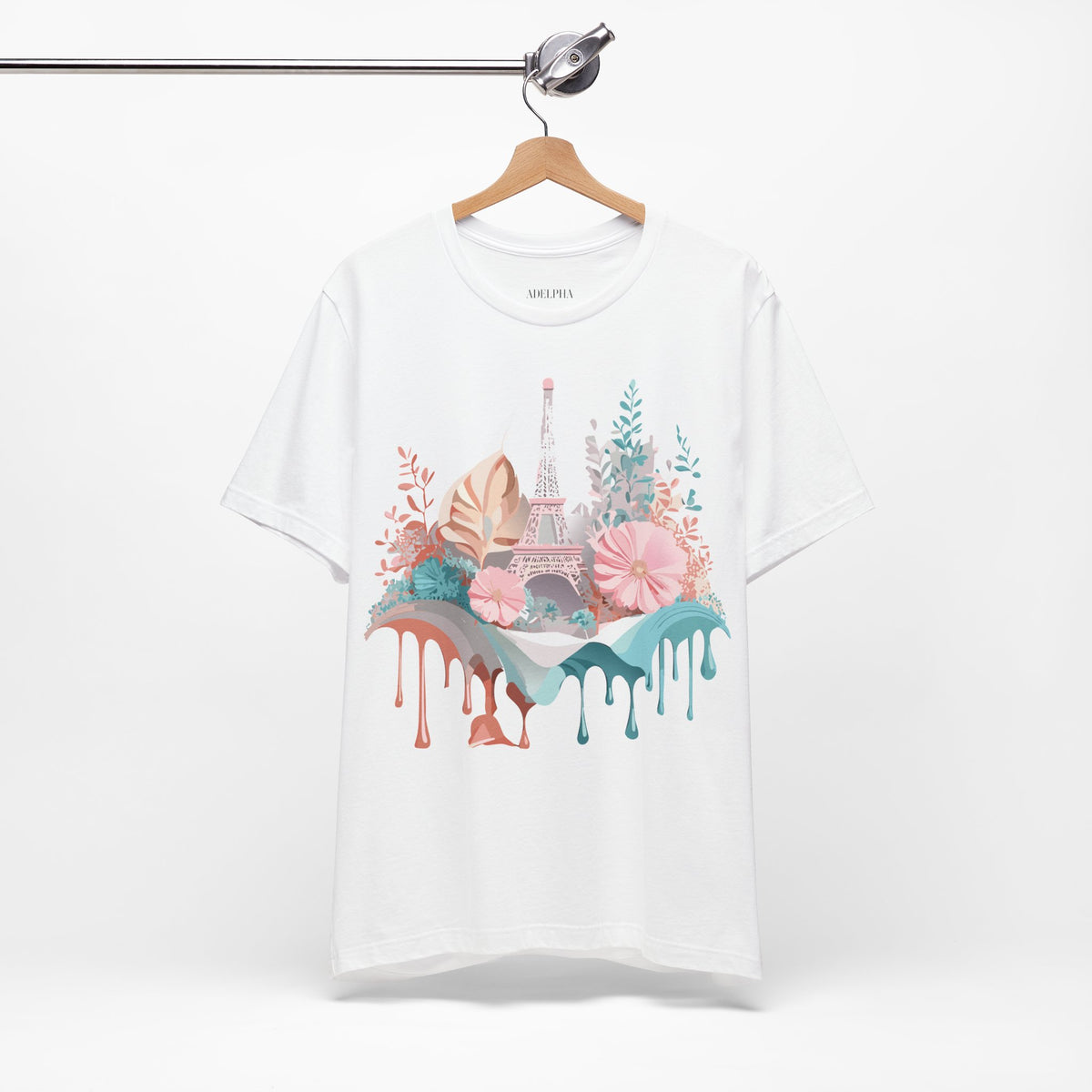 Unisex Cotton Bella+Canvas Tee with Paris