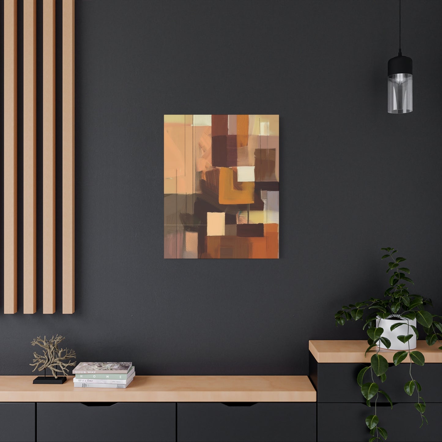 Abstract Geometric Painting Print Canvas 20x24,20x30,24x30 24x32,24x36,30x40 32x48,36x48,40x60 Pine-Wood Inner Frame ABS-49