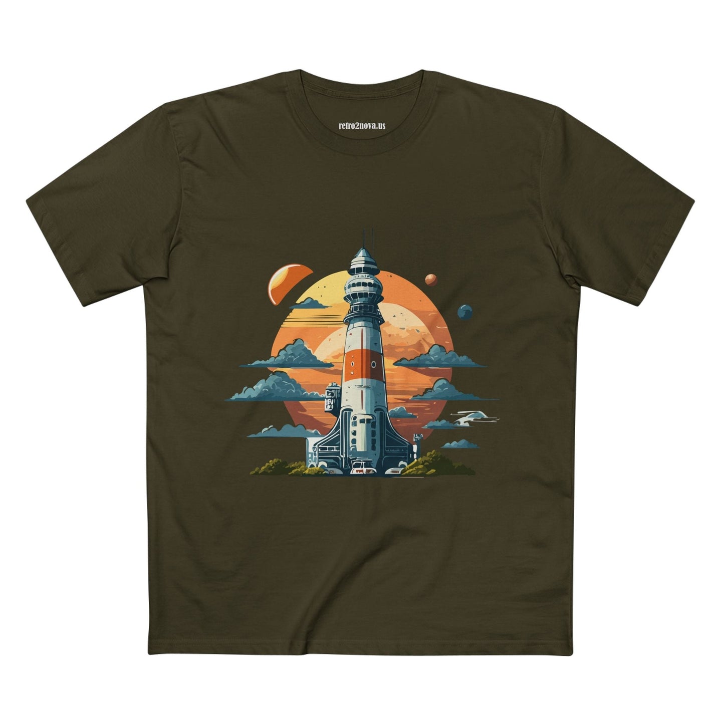 Cosmos Shirt CS3 Unisex Premium Cotton Tee With Original Art Design By Retro2Nova