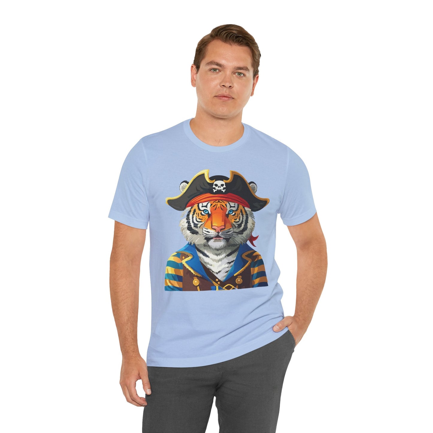 Unisex Animal Tee Shirt Art Design With Wild Animals Gildan Softstyle Cotton T Shirt