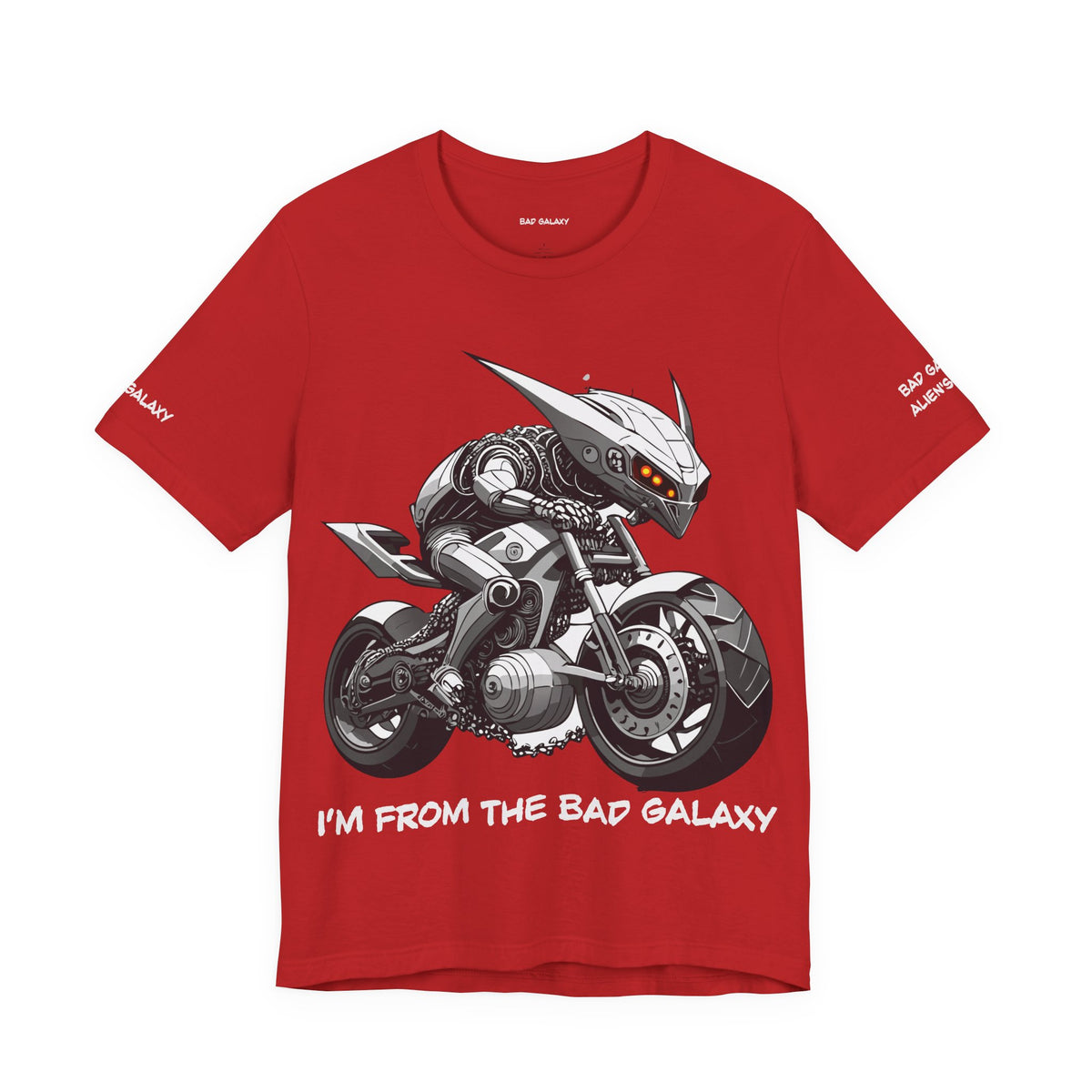 Alien Graphic Unisex Cotton Bella+Canvas Tee with Art Design b81