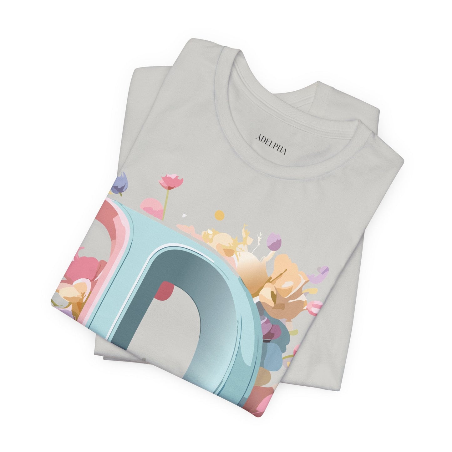 Letter D Graphic T Shirt Unisex Short Sleeve Art Design Tee By Adelpha Vintage Inspired Artwork