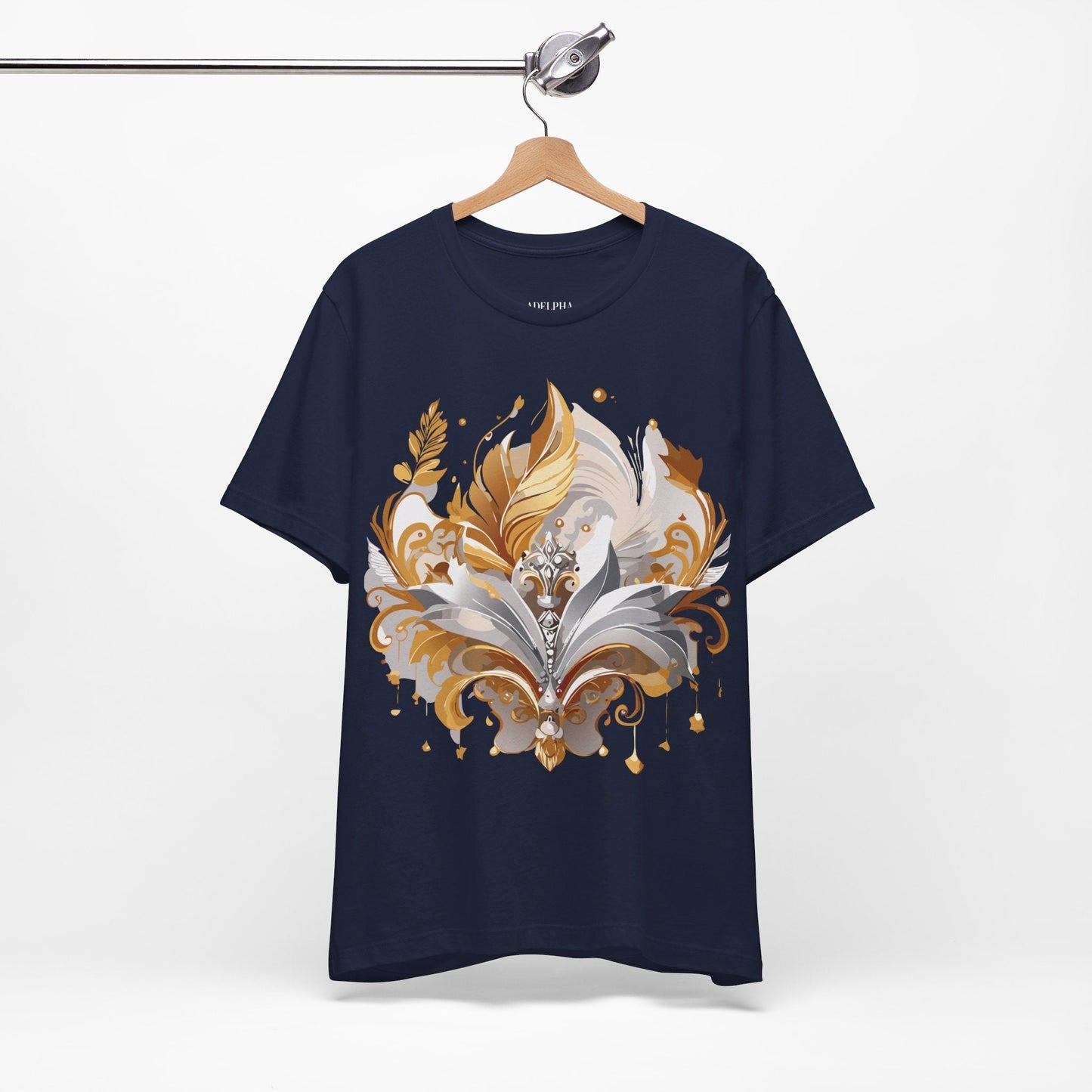 Adelpha Premium Graphic Tee Unisex Short Sleeve Jersey Shirt With Vintage Inspired Artwork
