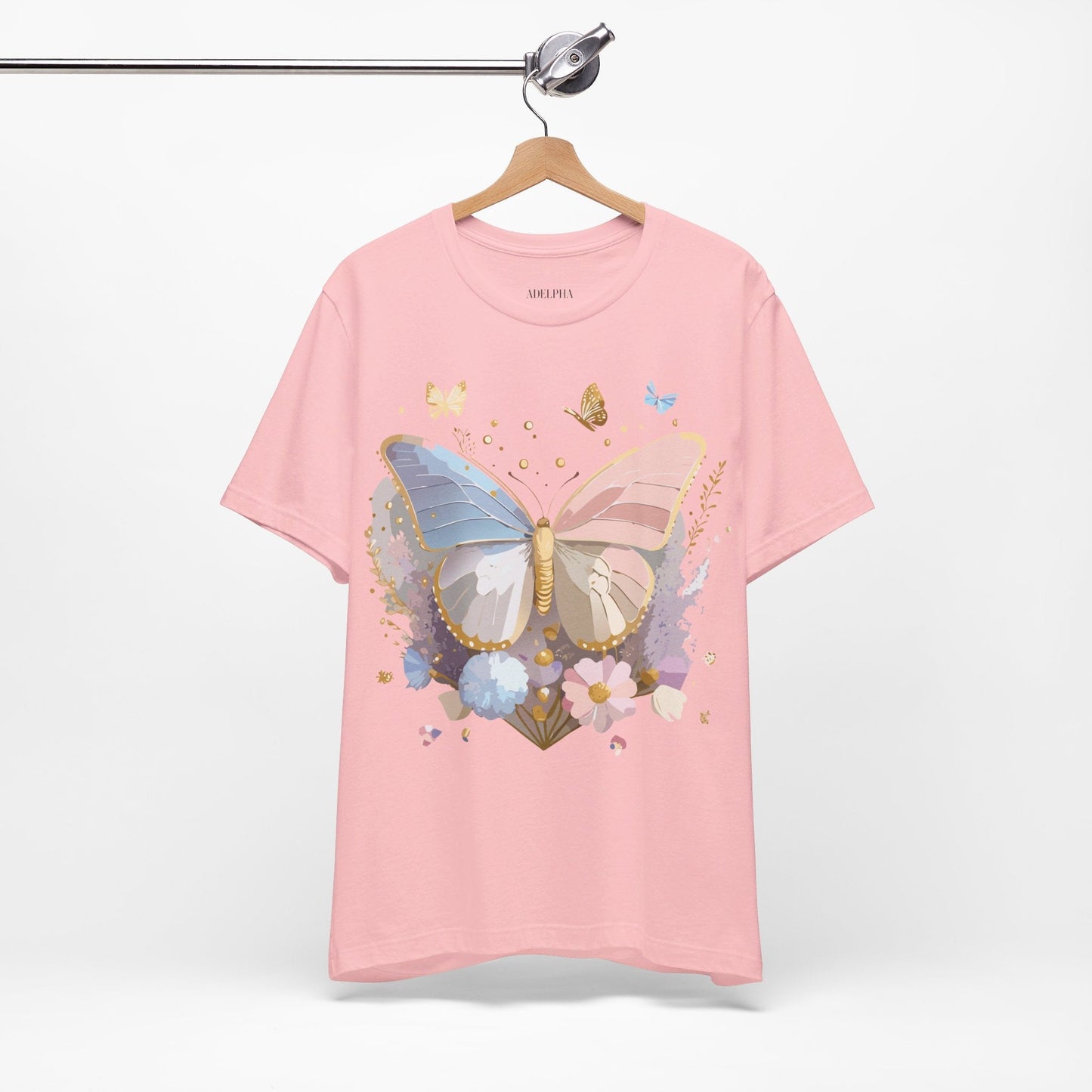 Butterfly Graphic Tee Adelpha Unisex Short Sleeve Shirt Vintage Inspired Art